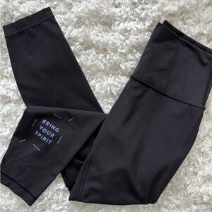 Lululemon Peloton leggings size 6 Black